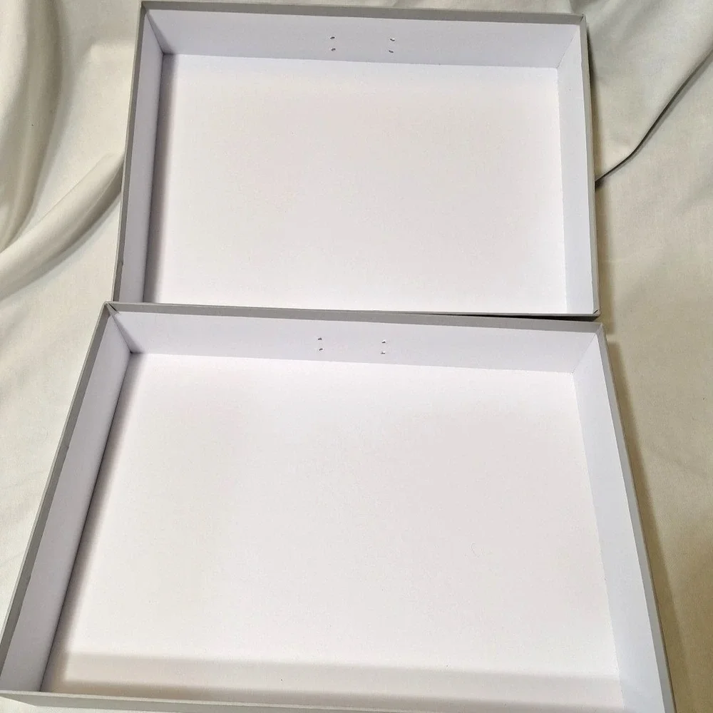 2 Bigso Sverker Boxes Legal Art Storage Scrapbook Box Recycled Fiberboard Pair